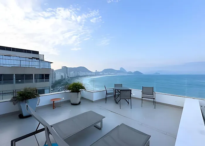 Hr.343 - Cobertura De 3 Suites Em Copacabana Com Piscina Privada
