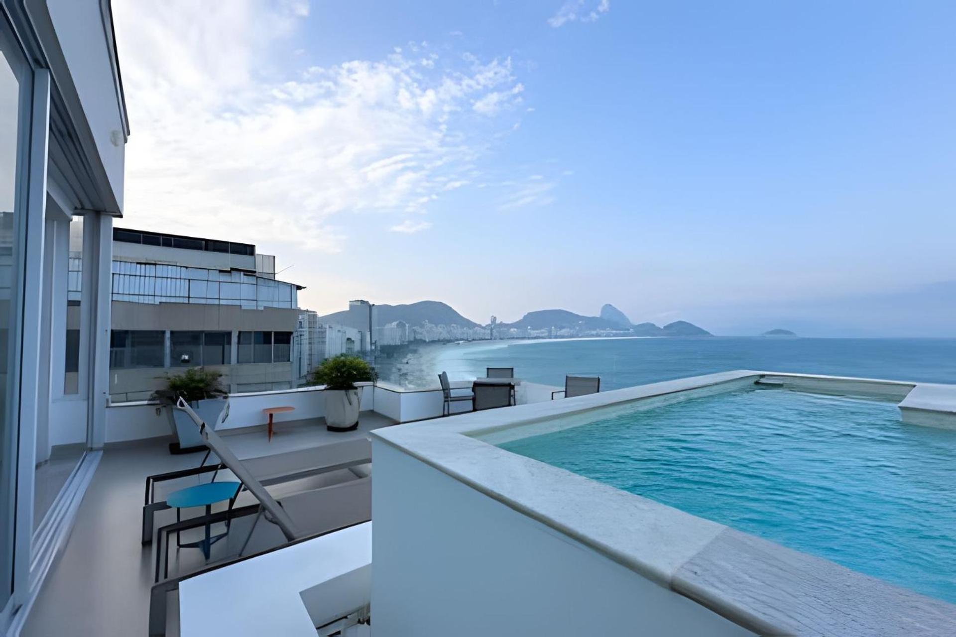 Hr.343 - Cobertura De 3 Em Copacabana Com Piscina Privada Apartamento Rio de Janeiro